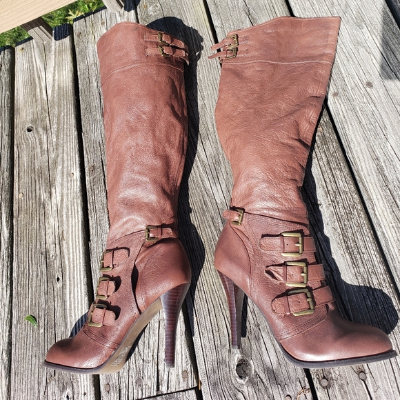 Aldo leather boots sz 40 (US sz 9) - Picture 4 of 5